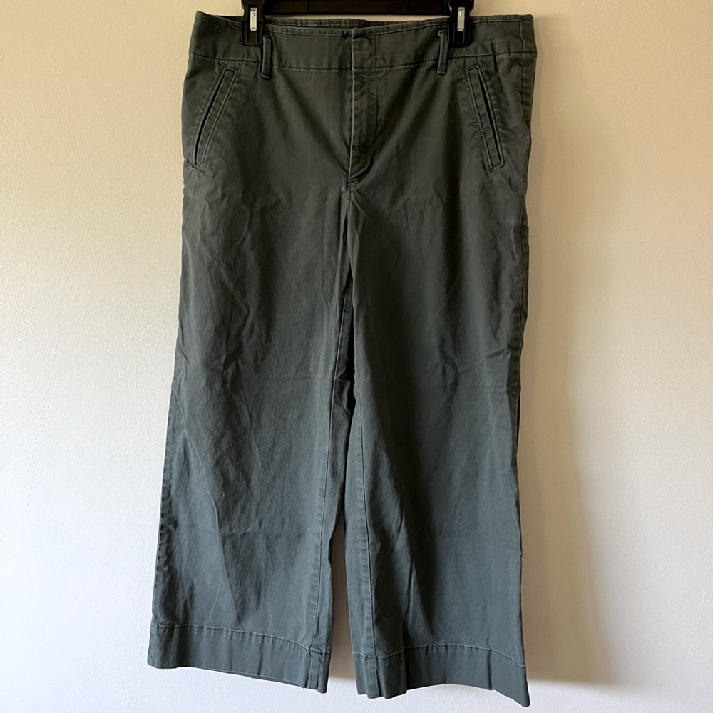 LOFT wide leg chino pants